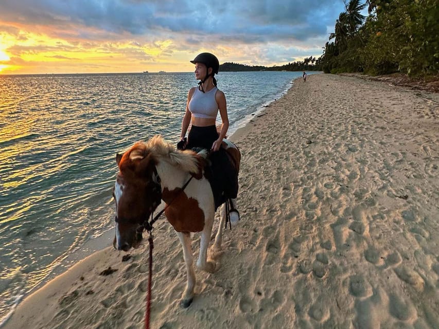 Koh Samui: Sunset Trail Horse Riding on The Beach - Sunset-First Timing on Laem Yai Beach