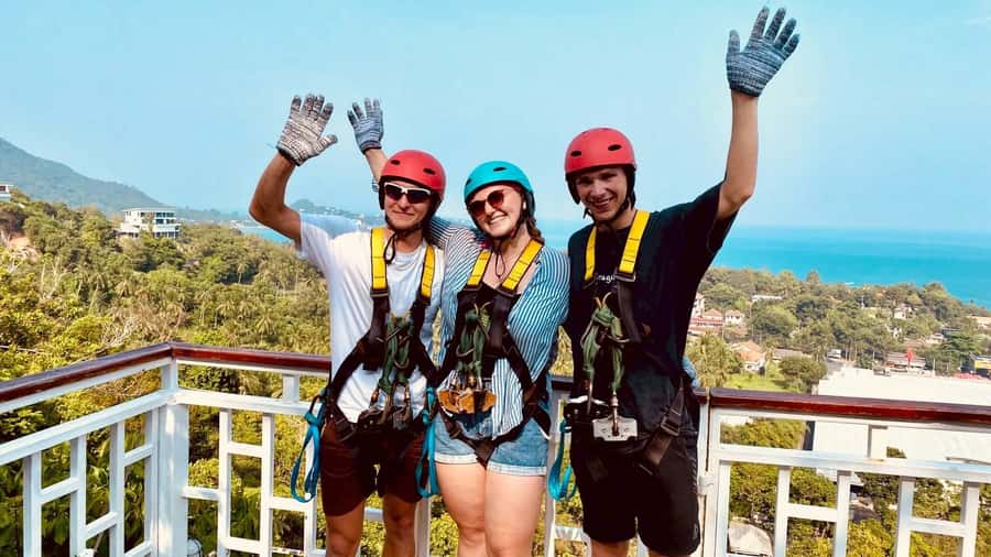 Koh Samui: Zipline Experience of Lamai Viewpoint - Restaurant time at the top: relaxing without dragging it out