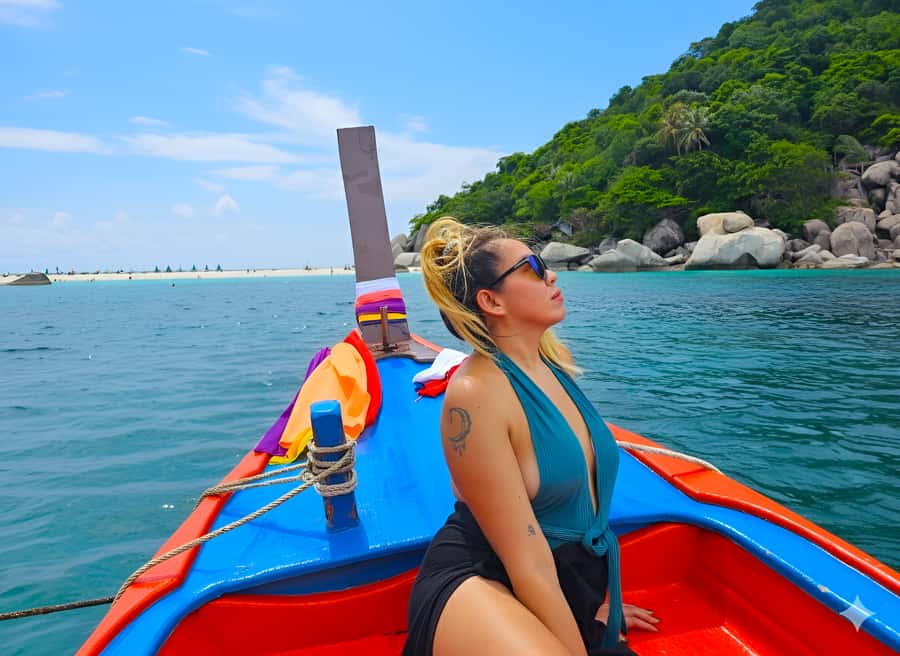 Koh Tao: Private Longtail Snorkel Tour with Nang Yuan Visit - Ko Nang Yuan: white sand beaches, plus a steep viewpoint climb
