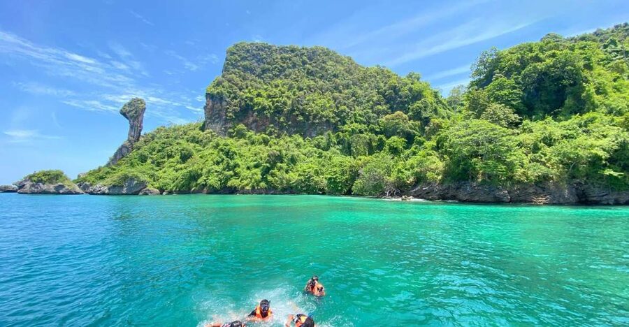 Krabi 4 Island One Day Tour by Speed boat or Longtail boat - Ao Nang to Four Islands: the pacing reality in 7 hours