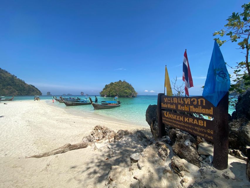 Krabi 4 Island One Day Tour by Speed boat or Longtail boat - Chicken Island: beautiful water, short snorkeling sessions