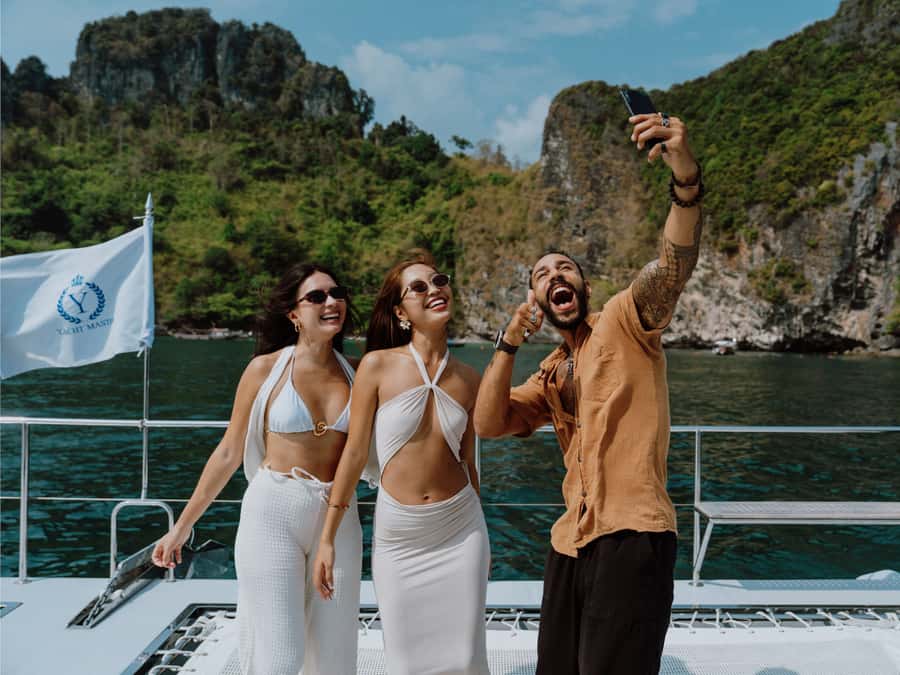 Krabi: 4 Island Premium Yacht with Snorkeling & Clear Kayak - Railay Beach sightseeing, crib netting sunset vibes, and the dinner payoff