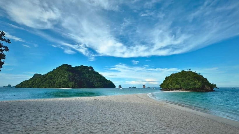 Krabi: 4 Islands Hopping & Snorkeling Tour - Chicken Island: Sandbar Swims and That Distinctive Rock