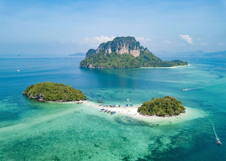 Krabi: 4 Islands & Krabi's Separated Sea Longtail Boat Tour - Koh Tub, Chicken and Mor sandbars: the tidal highlight