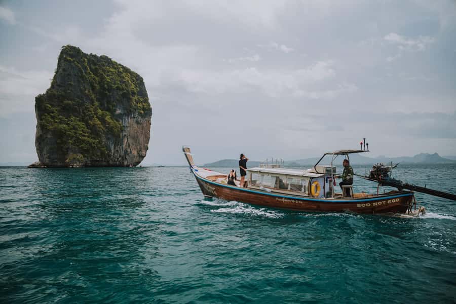 Krabi: 4-Islands Luxury Longtail Boat Private Half Day Tour - A luxury longtail boat in Krabi, with comfort that actually matters