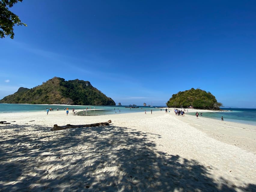 Krabi: 4 Islands - Private tour by Longtail boat - Stop 2 and 3: Tup, Mor, and Thalay Waek sandbar magic (tide dependent)