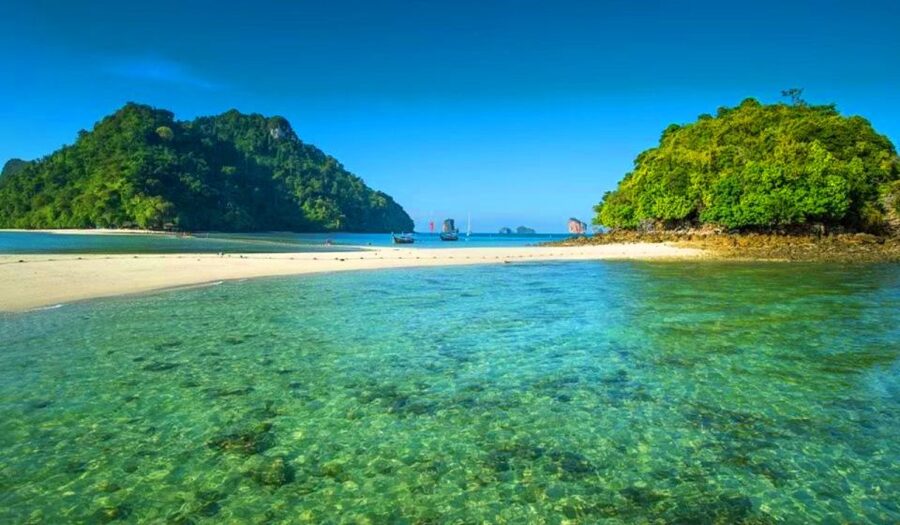 Krabi: 4 Islands Sunset Longtail Boat Tour with BBQ Dinner - Poda Island and Taming Island: breaks that keep the day from feeling rushed