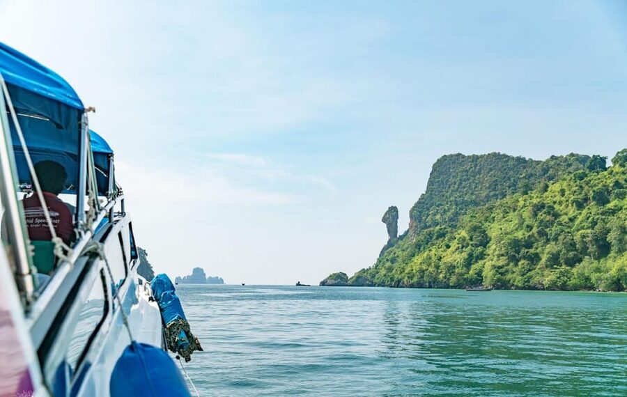 Krabi: 4 Islands & Thale Waek's Sandbar Tour By Speedboat - Phra Nang Cave Beach and Princess Cave: sacred scenery plus swimming and walking