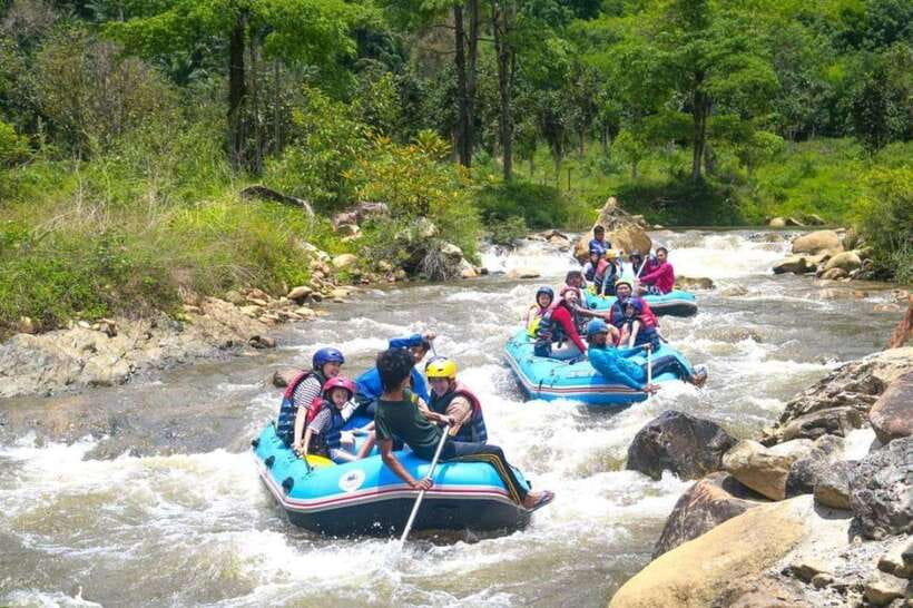 Krabi: 5km Rafting and Waterfall Tour - Krabi lunch, sightseeing, and the in-between hour