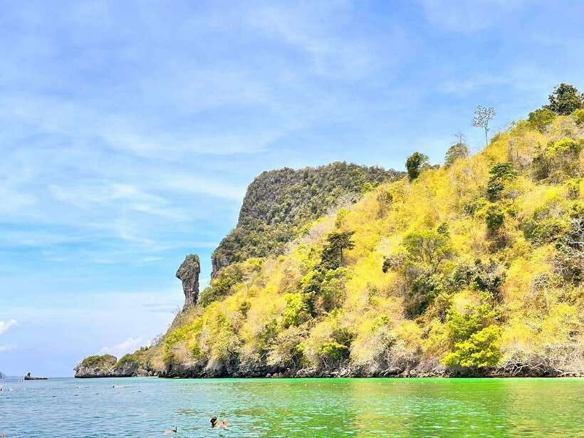 Krabi: 7 Islands Sunset Tour & BBQ & Bioluminescent Plankton - Phra Nang Cave and Railay Beach: quick photos, big visual payoff