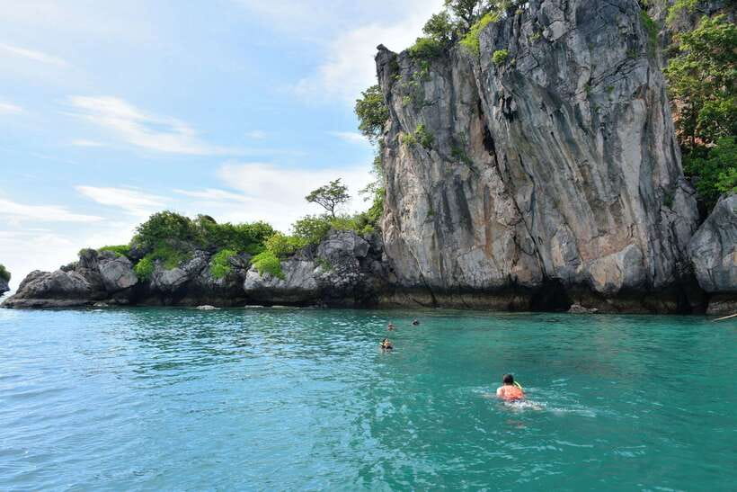 Krabi: 7 Islands Sunset Tour with Buffet Dinner & Snorkeling - The night swim with bioluminescent plankton on Ko Raeng