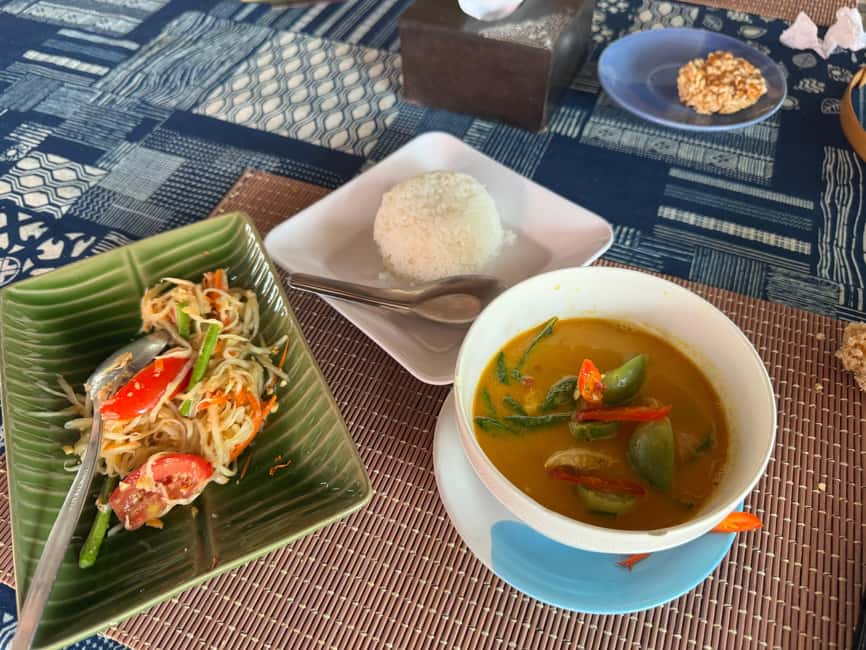 Krabi: Authentic Thai Cooking Class+Thai Herbs Garden Tour - Hands-on cooking: curry paste, woks, and real technique