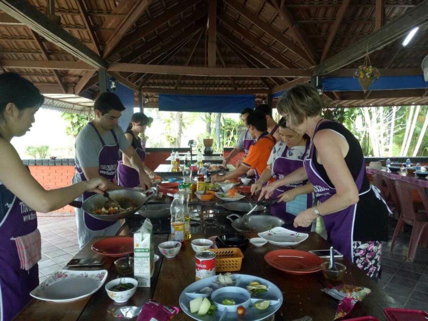 Krabi: Cooking Class at Thai Charm Cooking School with Meal - The hands-on teaching: curry paste, jasmine rice, and sticky rice