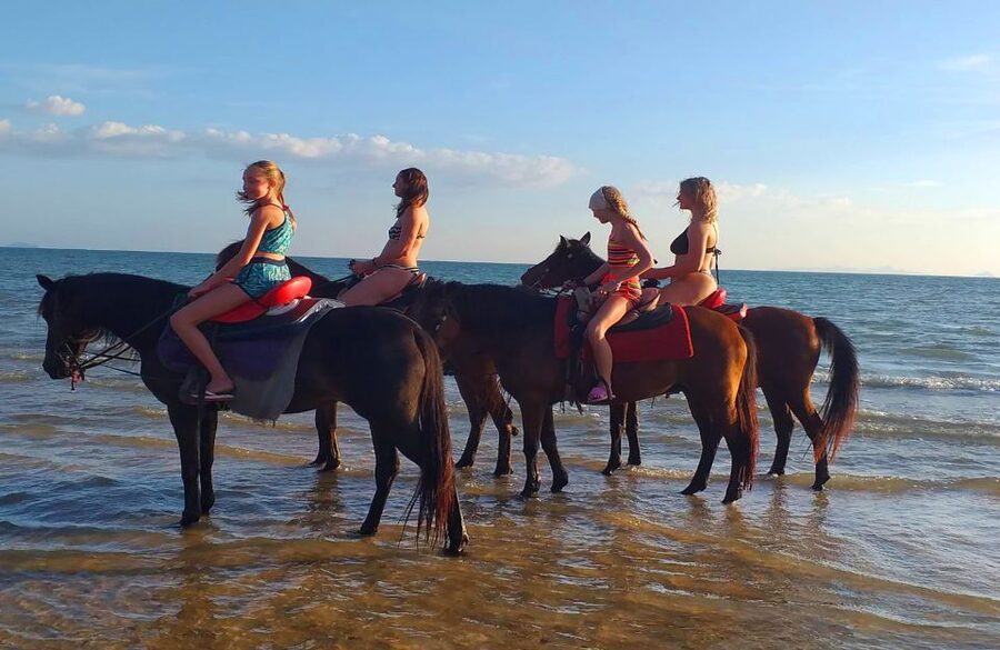 Krabi: Crystal Lagoon Kayaking and Horseback Riding Day Trip - Crystal Lagoon kayaking, emerald water and jungle bird time
