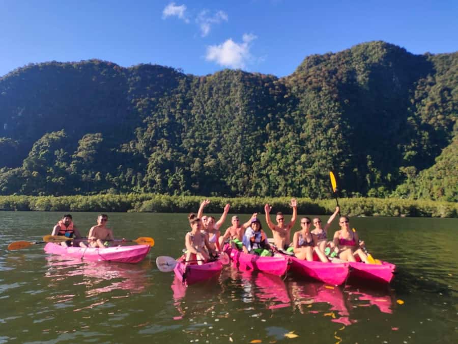 Krabi: Early bird kayak through Ao Thalane on private guide - Thai coffee and banana-leaf snacks: the payoff after paddling