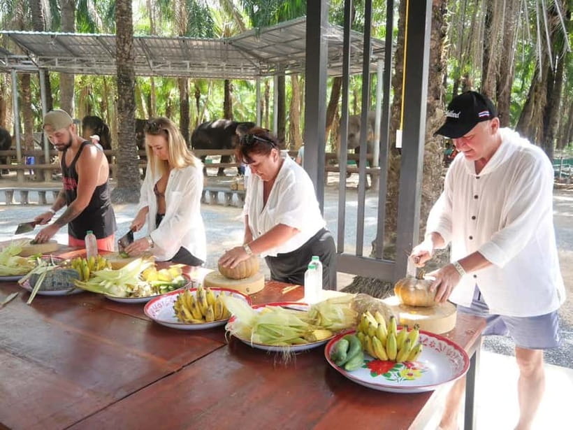 Krabi: Elephant Feeding Program with Food Preparation - Key things I’d mark on your mental map