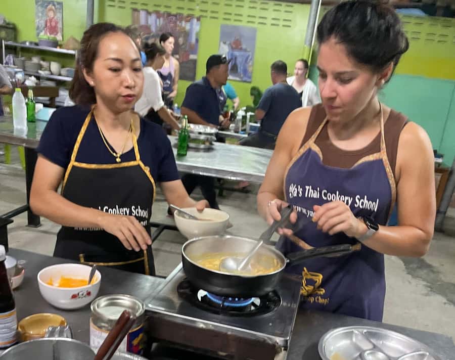 Krabi: Evening Thai Cooking Class at Ya's Cookery - Your dish choices: cook 4 from the menu, then eat like it is dinner