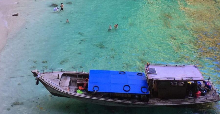 Krabi: Freediving and Snorkeling at Yawasam and Talu Island - The wooden-boat cruise: where you sit changes the vibe