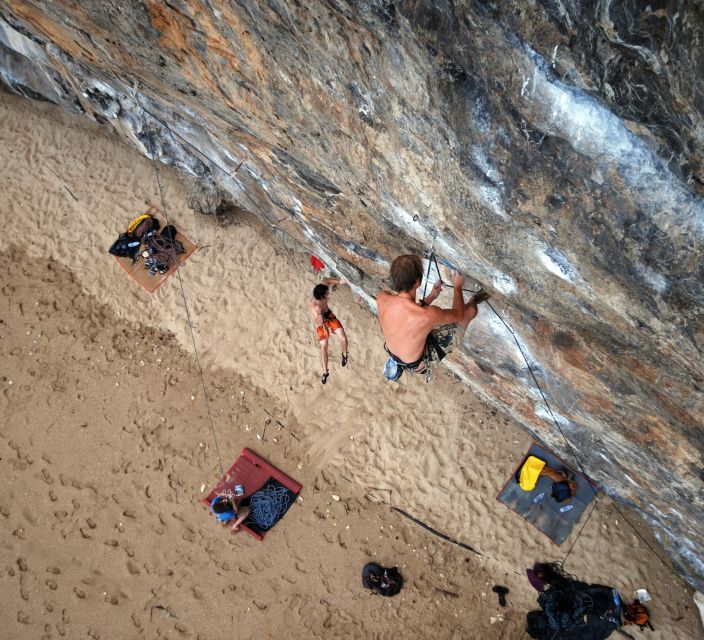 Krabi: Half-Day Rock Climbing at Railay Beach - Your first climbs on Railay limestone: technique, route choices, and pacing
