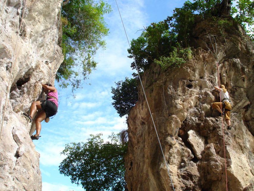 Krabi: Half-Day Rock Climbing at Railay Beach - A possible Batcave moment and rappelling, if your day lines up