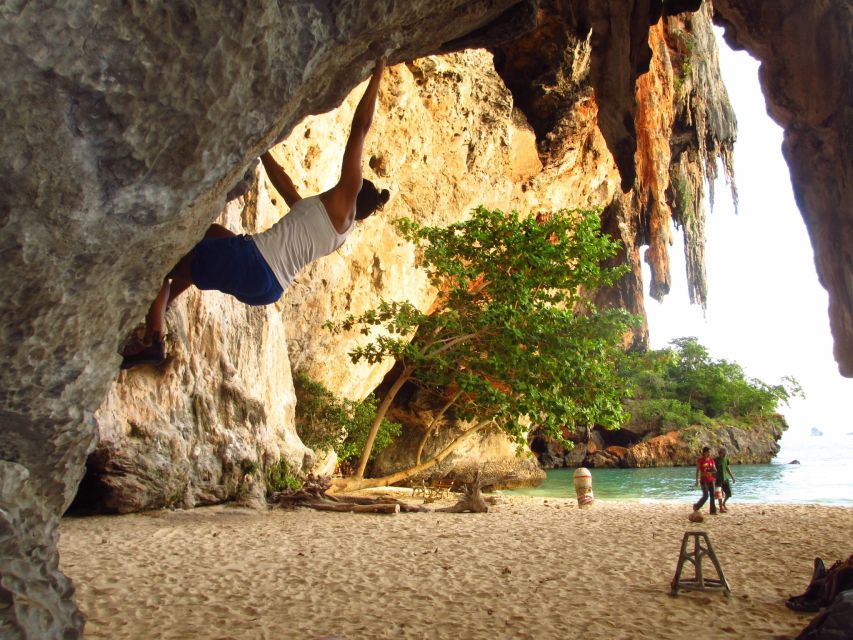 Krabi: Half-Day Rock Climbing Introduction at Railay Beach - Timing, crowds, and weather on Railay cliffs