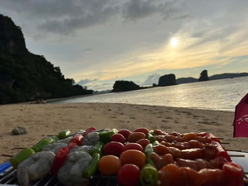 Krabi: Hong Island Sunset and BBQ Dinner Tour - Lading Island snorkeling: what to expect from the water time