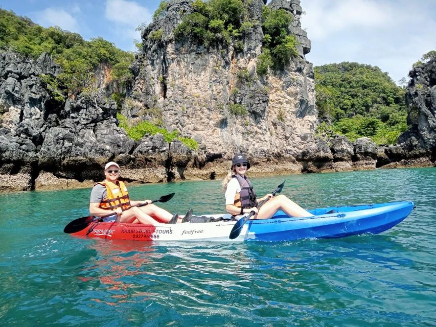 Krabi: Hong Island Tour by Longtail Boat with Kayak Option - Paradise Island lunch on Koh Lao Lading: mini buffet plus real beach time