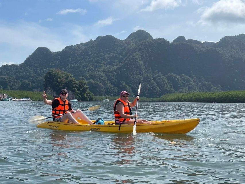Krabi kayaking Ao thalane - Boat Trip Time Among Limestone Cliffs and Quiet Canyons