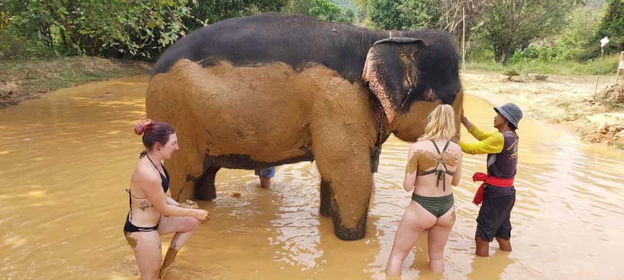 Krabi: Khao Sok Elephant Rescue Center & Bamboo Raft Paddle - Khao Sok viewpoints and Mea Yai Waterfall, quick hits on the way back