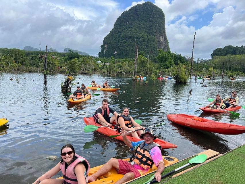 Krabi: Klong Root Kayaking Viewpoint,Fish Feeding and more - The kayak itself: swamp forest views, underwater plants, and fish