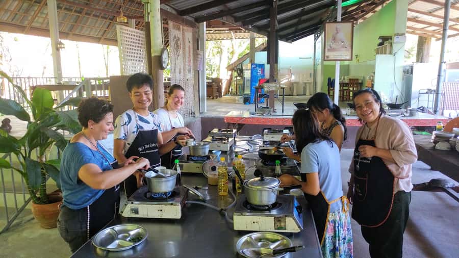 Krabi: Morning/Afternoon Thai Cooking Class at Ya's Cookery - Ingredient picking at the herb garden and potted plants