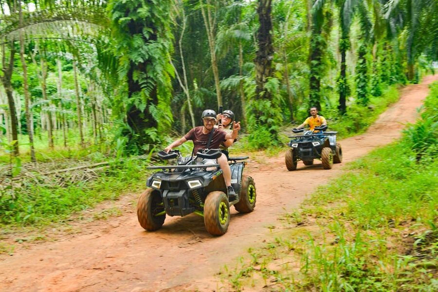 Krabi: Nature View Point Off-Road ATV Adventure - Jungle, Rubber Trees, and Orchard Drives You Can Actually See
