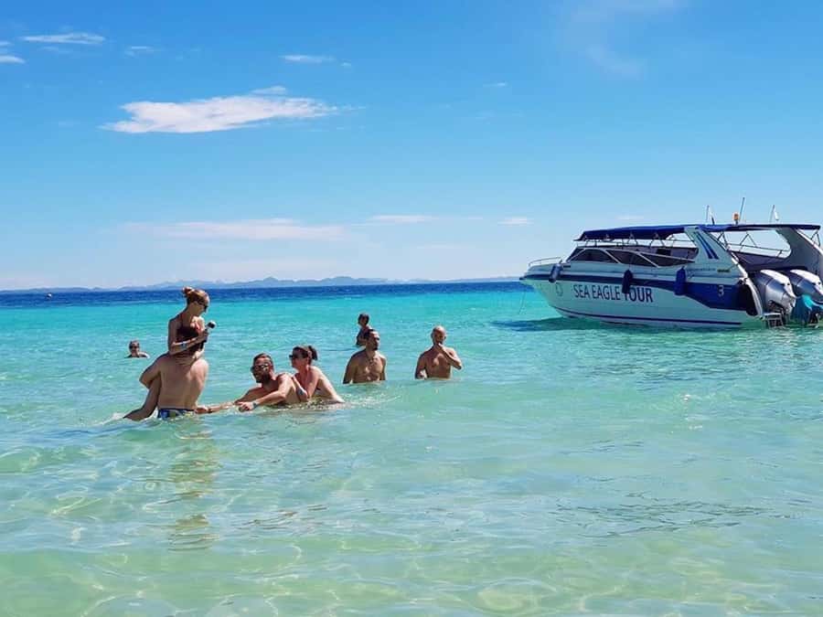 Krabi: Phi Phi Islands Full-Day Private Speedboat Charter - Getting to the water: pickup choices, quick Railay hop, and checking in