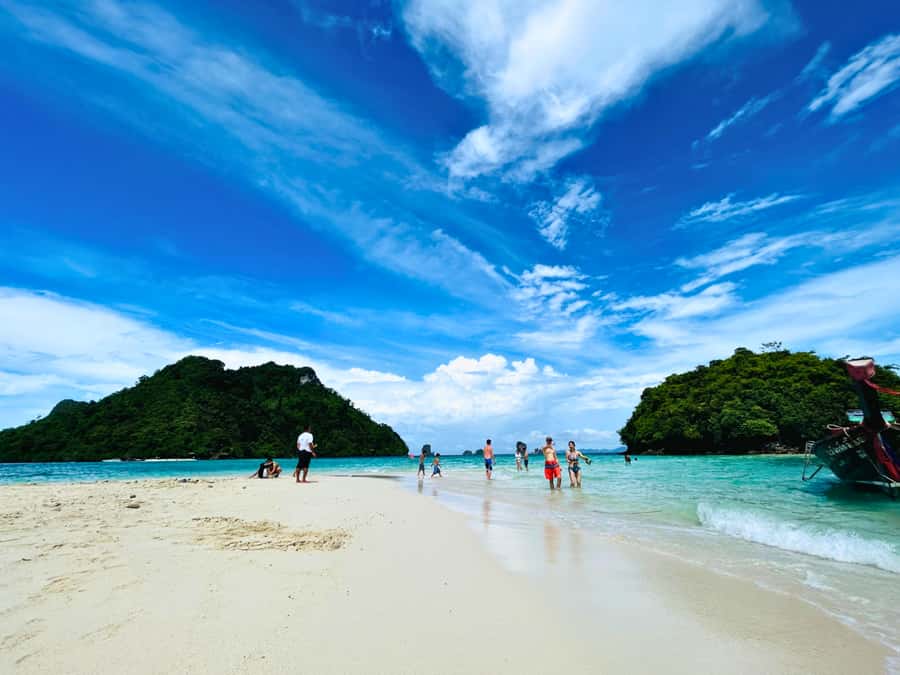 Krabi: Private 4 Islands Longtail Boat Tour With Cave Visit - Where the boat starts: pickup, drop-off, and how the day begins