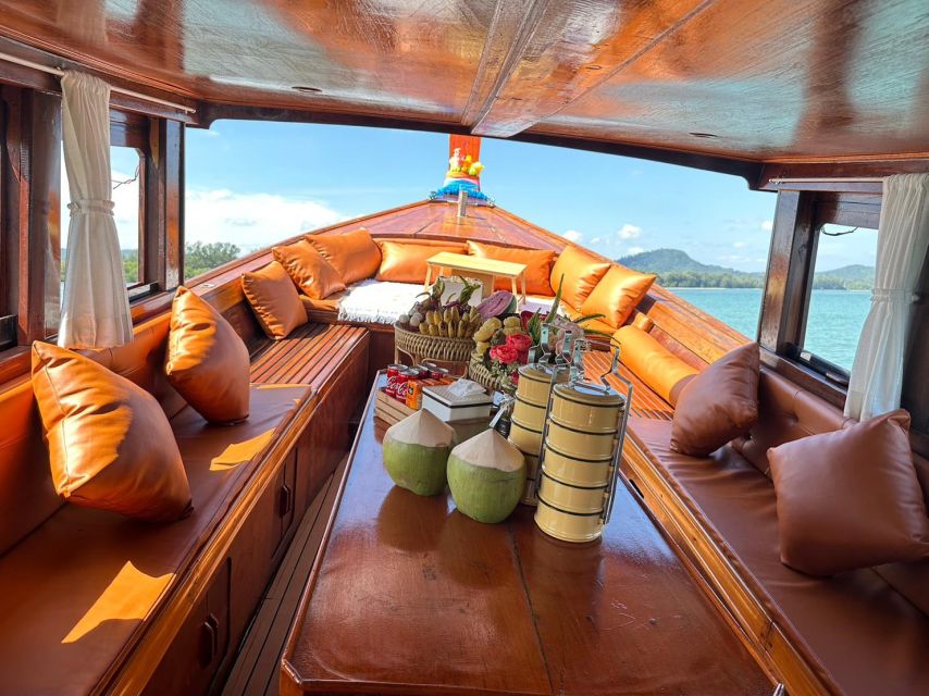 Krabi: Private Luxury Long-Tail Boat Tour to Hong Island - Hong Island lagoons: swim, snorkel, and the picnic rhythm