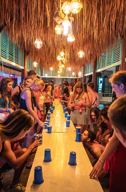 Krabi Pub Crawl - Join Nomads For The Best Night in Ao Nang! - First bar stop: games, photos, and what local nightlife feels like
