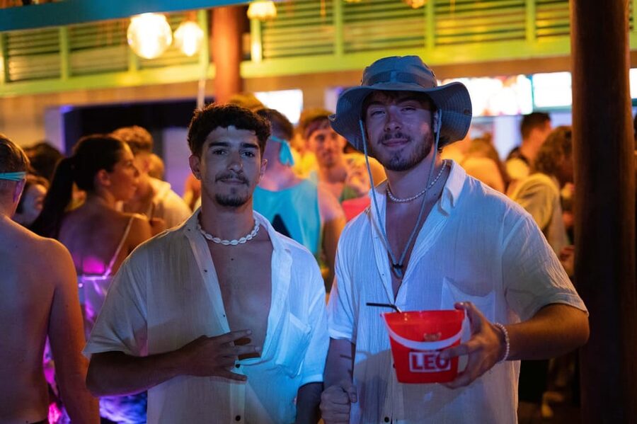 Krabi Pub Crawl - Join Nomads For The Best Night in Ao Nang! - Nomads Ao Nang Hostel bucket time on the beach