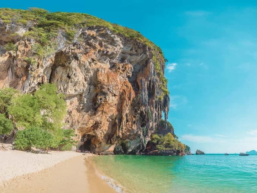 Krabi: Railay Phra Nang & Diamond Cave Sunset Plankton Tour - From Krabi to Railay by boat: the ride you don’t want to miss