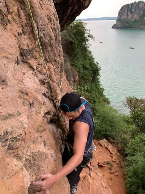 Krabi: Rock Climbing Tour at Railay Beach - Afternoon Adventures: Caves, Phra Nang Trek, and the 15-Meter Abseil