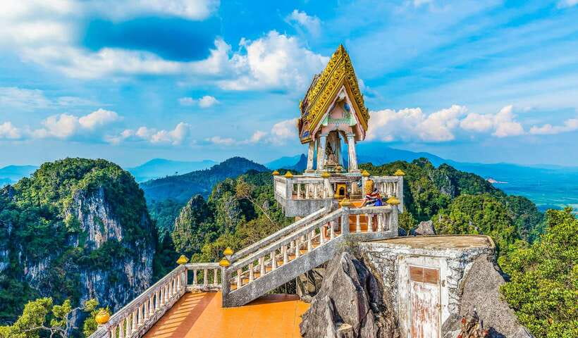 Krabi: Tiger Cave Temple, Emerald Pool and Hot Springs Tour - Krabi hot springs waterfall: warm water, quick recovery, and an escape from heat