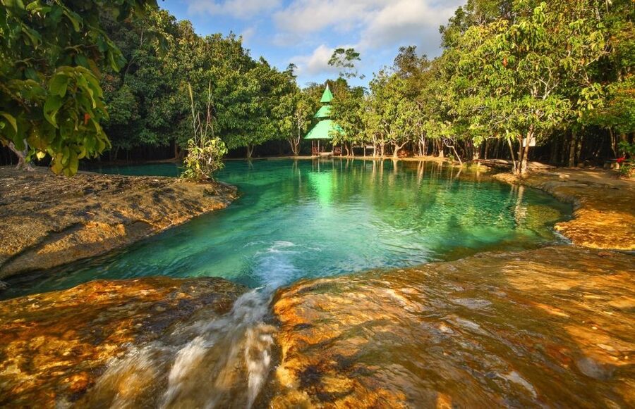 Krabi: Tiger Temple, Hot Springs & Crystal Pool Jungle Tour - Crystal Pool breaks the monotony, but it depends on water time