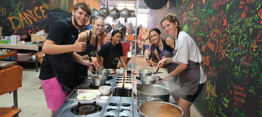 Krabi: Traditional Thai Cooking Class with Expert Cook - Your own station in a clean open-air kitchen