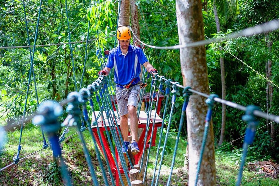 Krabi: Ultimate Zipline Games Challenge - Where are the views, really, in Krabi’s jungle canopy?