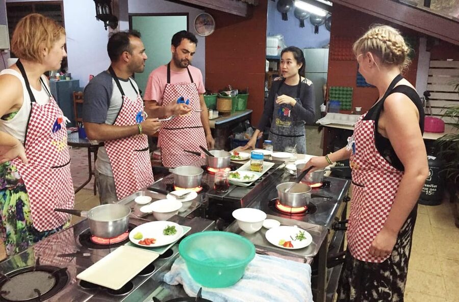 Krabi: Unveiling Thai Flavors by Night at Smart Cook School - Pickup From Ao Nang or Ao Nam Mao, and How the 3 Hours Flow