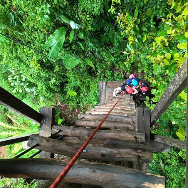 Krabi: Zipline, ATV & Top Rope Climbing Experience - Beyond Ziplines: Tree Ladder Climbs