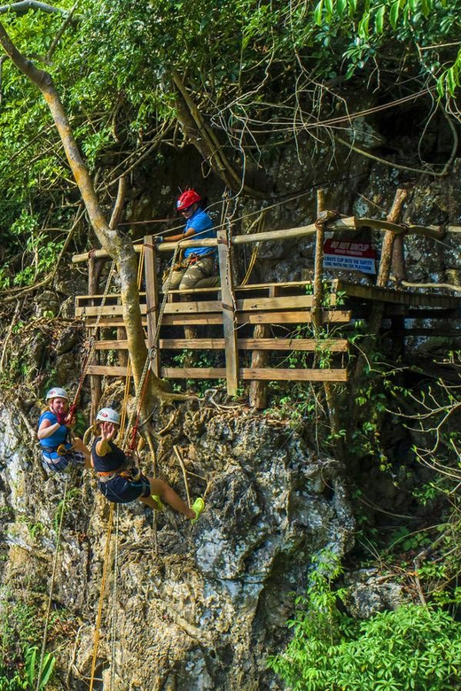 Krabi: Zipline, ATV & Top Rope Climbing Experience - Abseiling Stations: The Vertical Moment