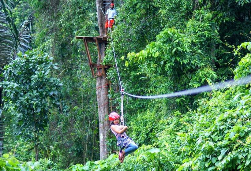 Krabi: Ziplining with Abseiling and Rock Climbing Options - Lunch, water, and the small perks that keep the day fun