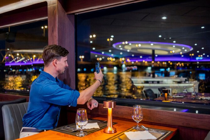 Luxury Dinner Cruise with Guide and Transfer (Opt. Executive Van) - From Rama VII Bridge to IconSiam, Then Back to Your Hotel