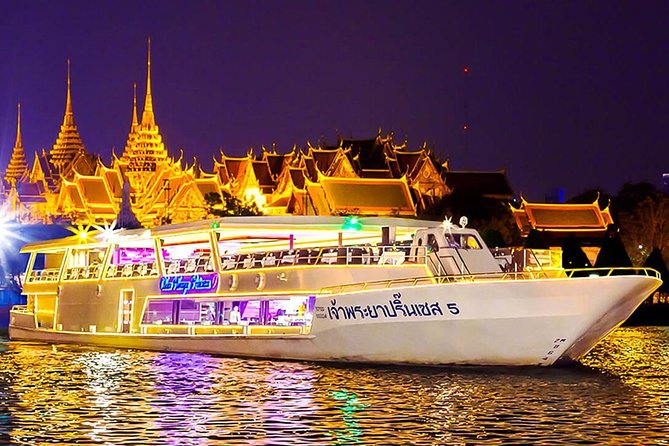 Luxury Dinner on Chao Phraya Princess River Cruise with Pickup (SHA Plus) - Buffet Dinner on Board, Live Music, and When Loud Gets Loud