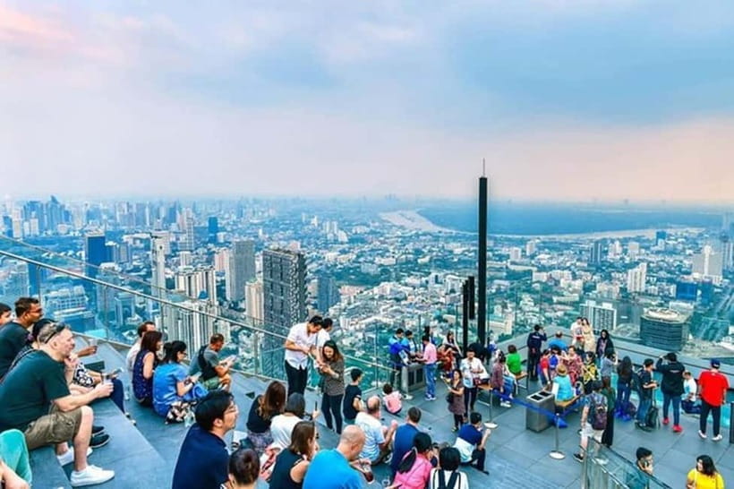 Mahanakhon SkyWalk Entry Ticket - King Power Mahanakhon Building: Touch Screens and the 50-Second Ascent